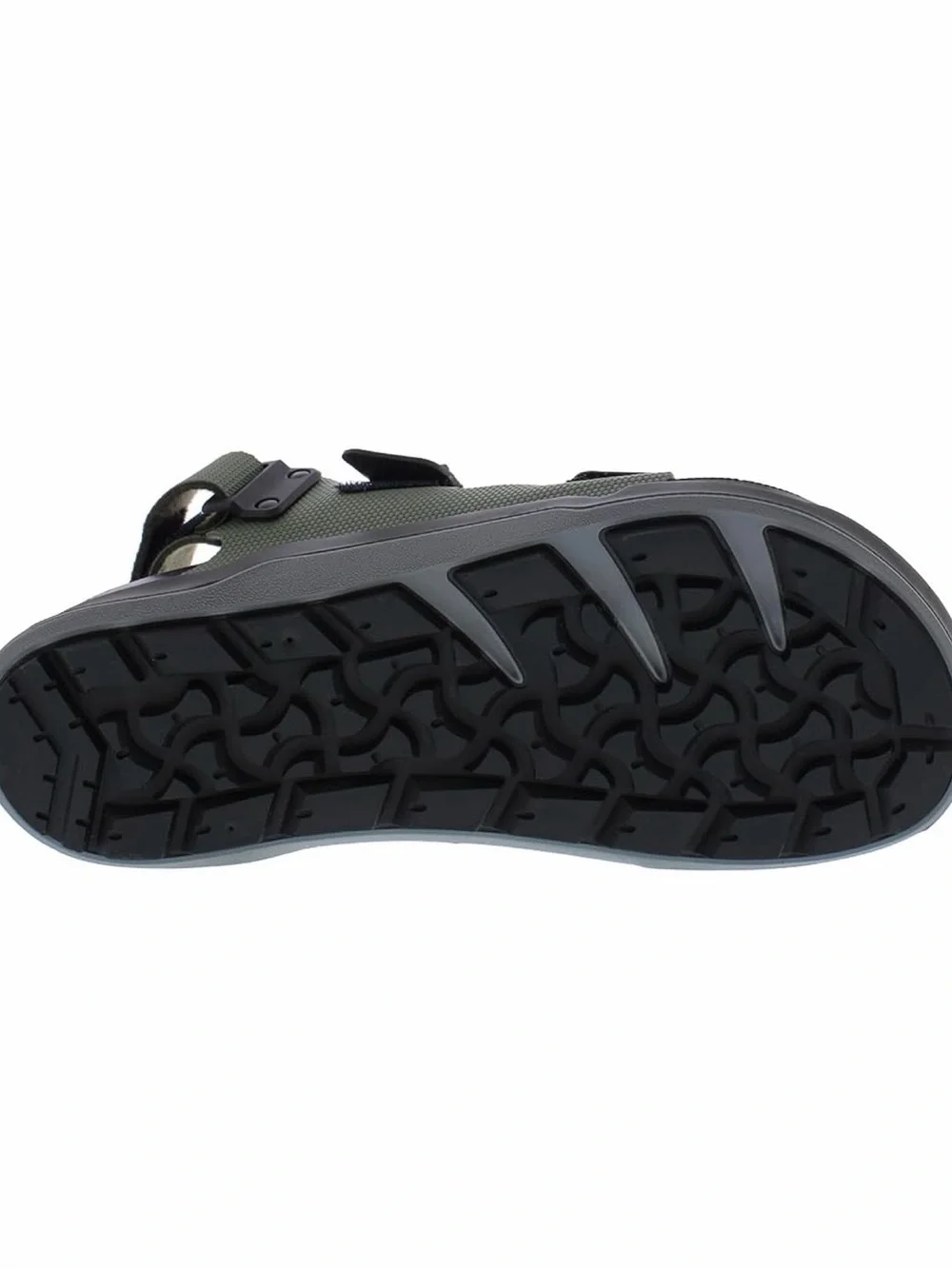 Birkenstock Men's Olive and Black Outdoor Strapped Sandals